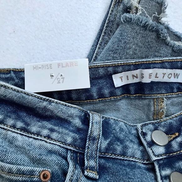 Tinseltown NWT High Rise Flare Jeans Juniors/Women Various - Picture 9 of 11